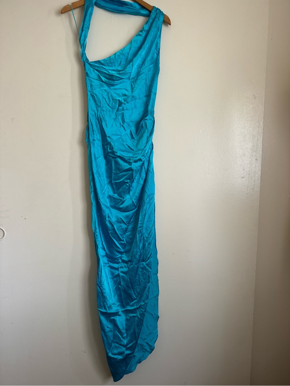 Amanda Uprichard Jaida Maxi in Marina Silk Gown Dress - Picture 5 of 11